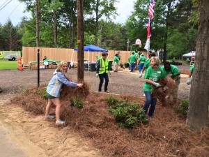 Keep Mississippi Beautiful partnered with Keep Ridgeland Beautiful to transform Midway Park.