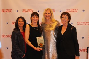 Keep Ridgeland Beautiful leaders with Keep America Beautiful President and CEO Jennifer Jehn.